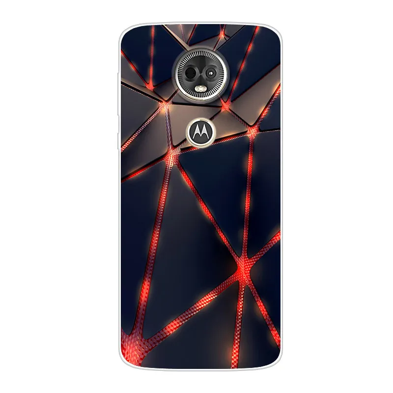 Чехол для Motorola Moto E5 Plus силиконовый мягкий ТПУ Модный чехол телефона E 5 го