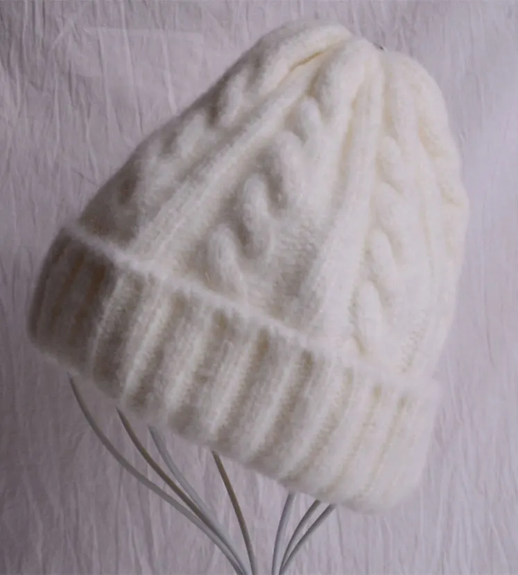 Плотная шерсть skullies beanies зимняя женская шапка мужская вязаная skullies beanies женские зимние шапки одноцветные