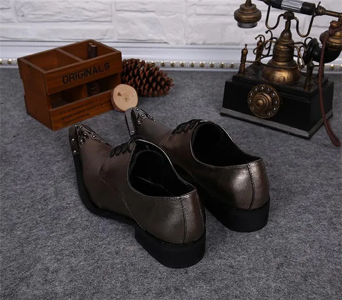 Мужская обувь Сезон весна лето Повседневная в британском деловом стиле с острым