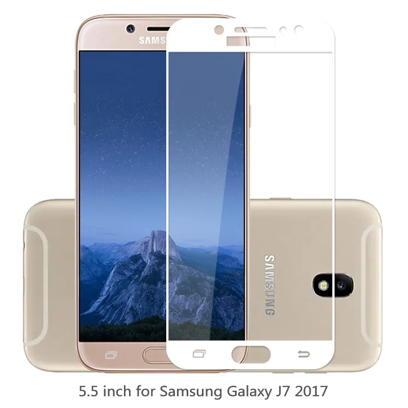 Защитное закаленное стекло для Samsung Galaxy J7 Pro 2017 версия ЕС SM J730F 7 0 Защитная пленка