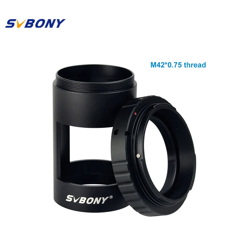SVBONY T-ring адаптер объектива камеры для Nikon/Canon DSLR/SLR фотография рукав M42 резьба для пейзажные линзы Зрительная труба