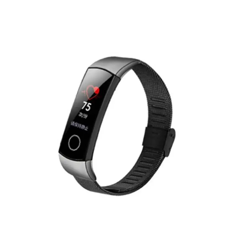 Ремешок для Honor Band 5/4 Миланская петля металлический ремешок из нержавеющей стали для huawei Honor Band 4 5 сменный Браслет