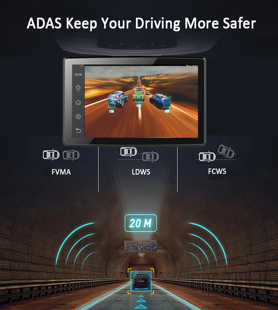 Chezhilin " Wifi Автомобильный видеорегистратор камера Android gps навигация ADAS видеокамера Dash cam РЕГИСТРАТОР видео рекордер с Bluetooth для truc