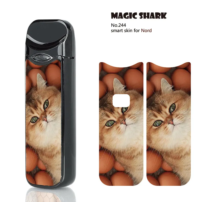 Волшебная Акула бензопила милый кот доллар деньги чехол наклейка для Smok Nord