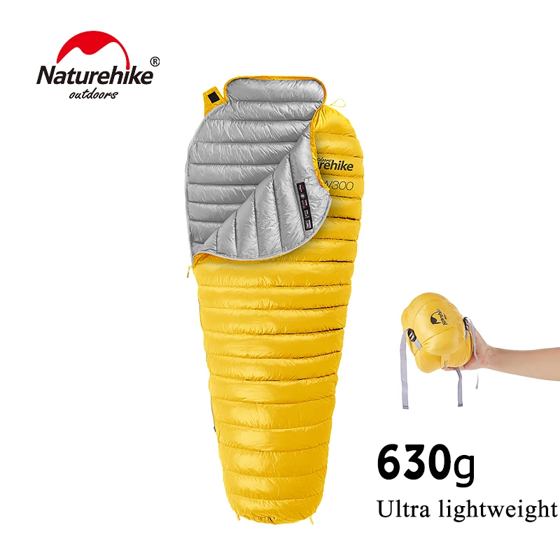 

Naturehike Ultralight CW300 Cold Weather Use Outdoor Survival Compression Goose Down Thermal Mummy Winter Sleeping Bag 200*80cm