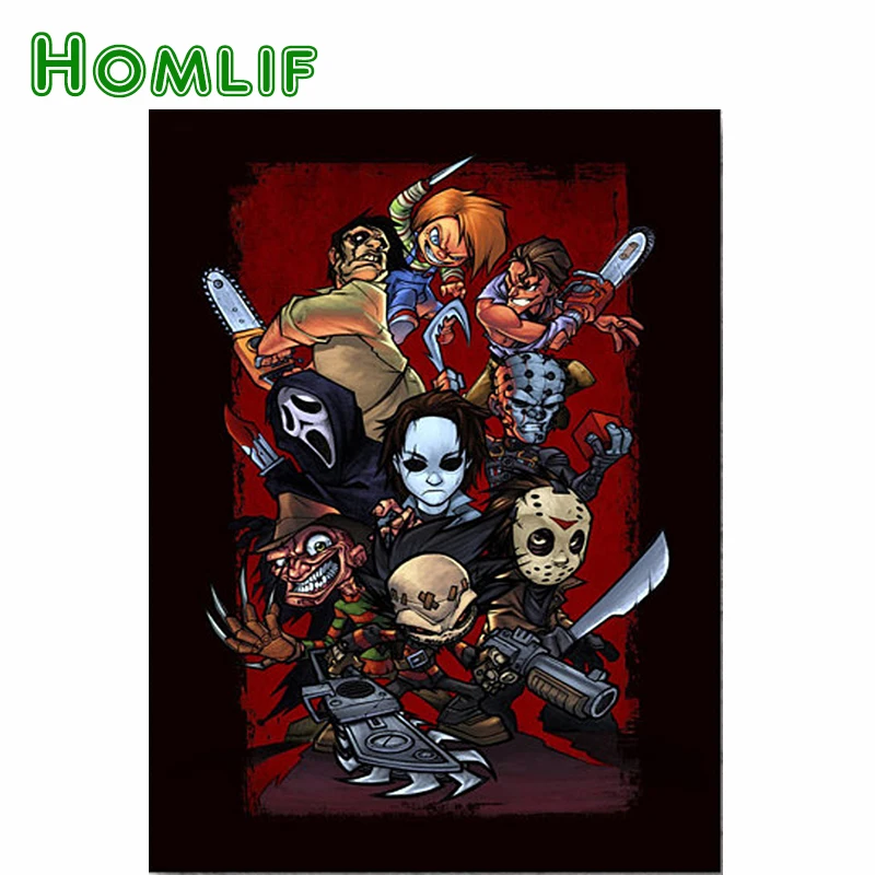 Алмазная вышивка HOMLIF с мультяшным аниме алмазная живопись 5d полноформатная