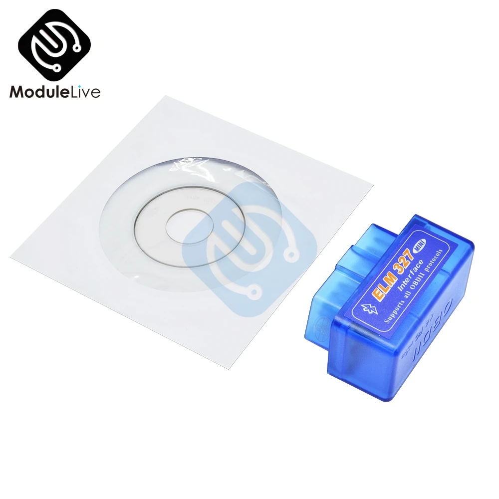 Супер Мини elm327 Bluetooth OBD2 V2.1 Elm 327 V 2,1 OBD 2 Автомобильный диагностический инструмент сканер Elm-327 OBDII адаптер автоматический диагностический инструмент