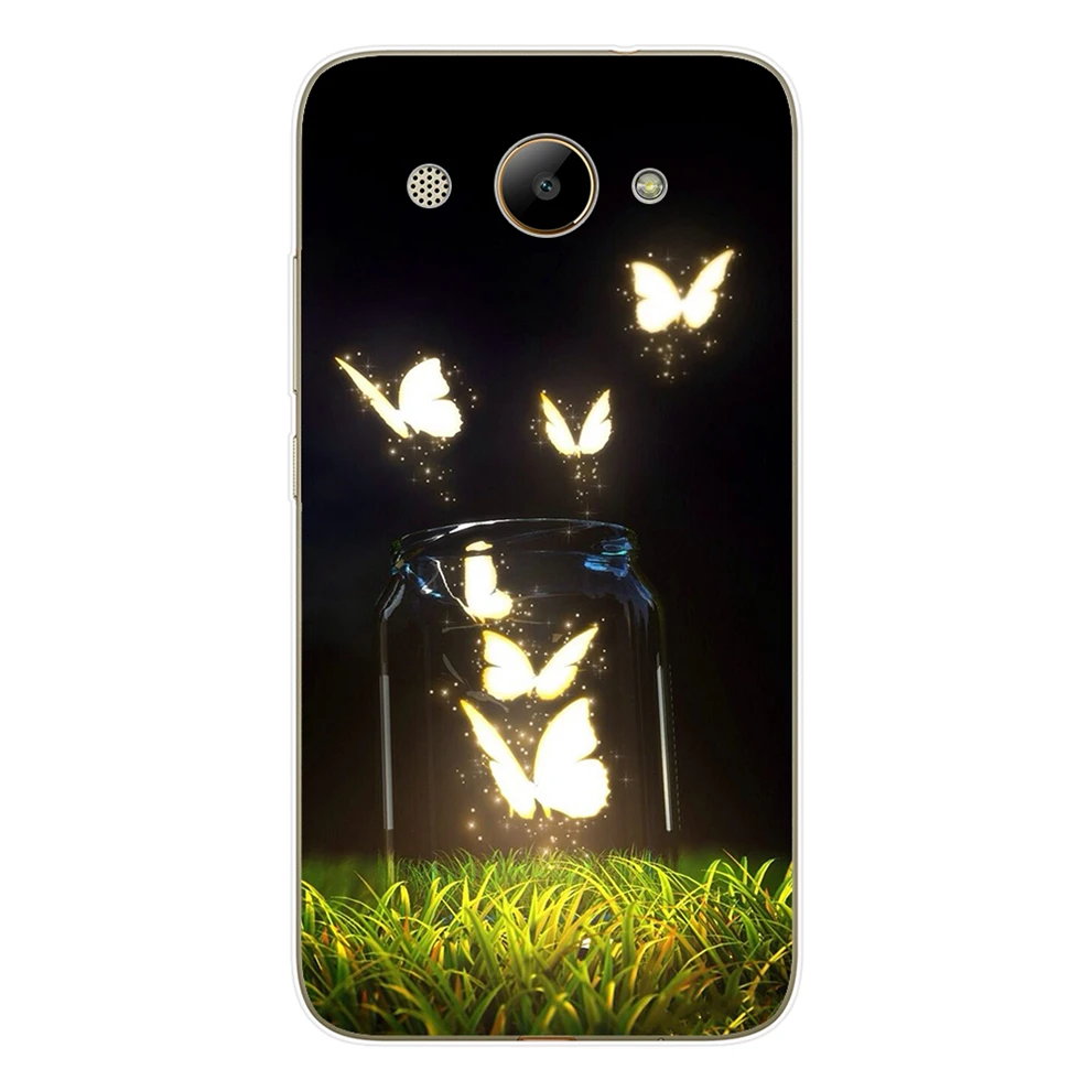 Для huawei Y3 2017 мягкий силиконовый чехол милый для телефона Y 3 Fundas Coque противоударный