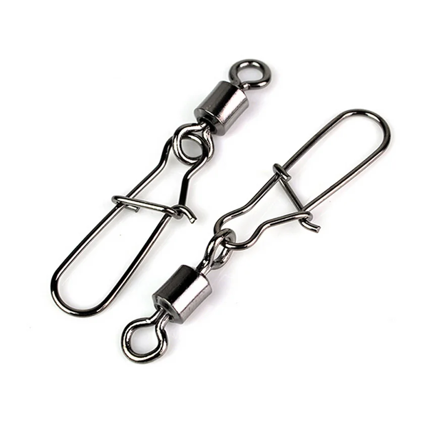 100 шт./лот Роллинг Вертлюги с Crosslock дуэт замок Защелкивается поворотный 8 кг до 45