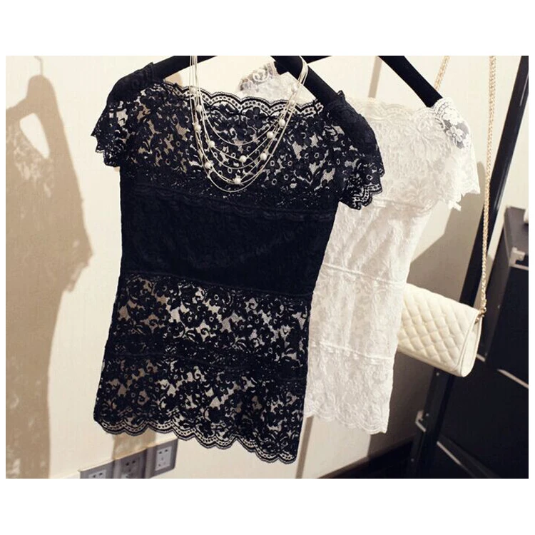 Blusa feminina женские топы кружевной сексуальный жилет одежда футболка с коротким