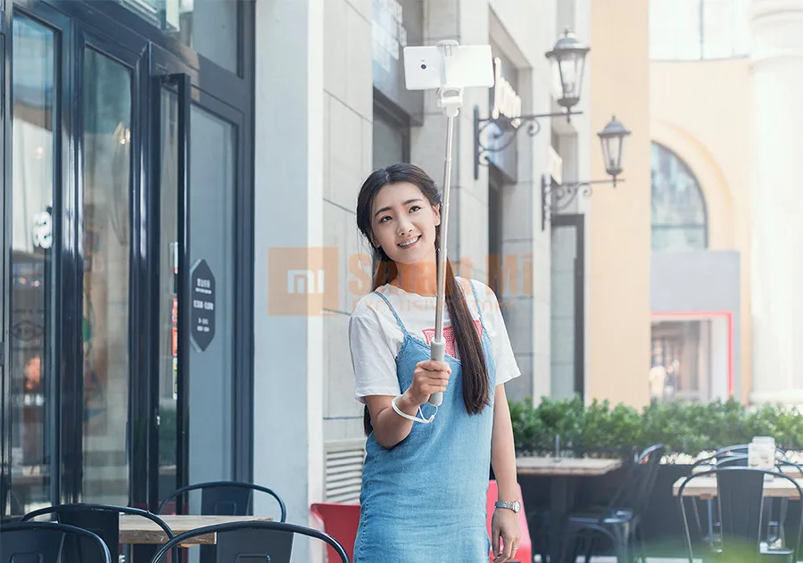 Xiaomi складной Ручной Bluetooth селфи палка с беспроводным затвором для Android и iPhone