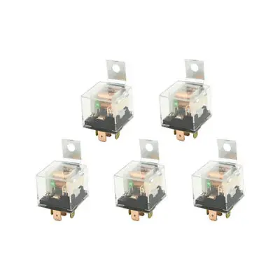 12VDC 40A 5 P 1NO 1NC SPDT зеленый индикатор автомобильное реле питания 5 шт