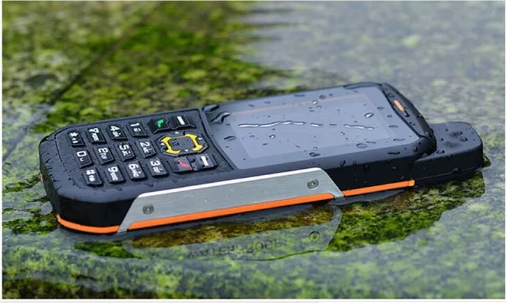 Первоначально Guophone V1 водонепроницаемый мобильный телефон с ip67 Dual Sim фонарик talkie