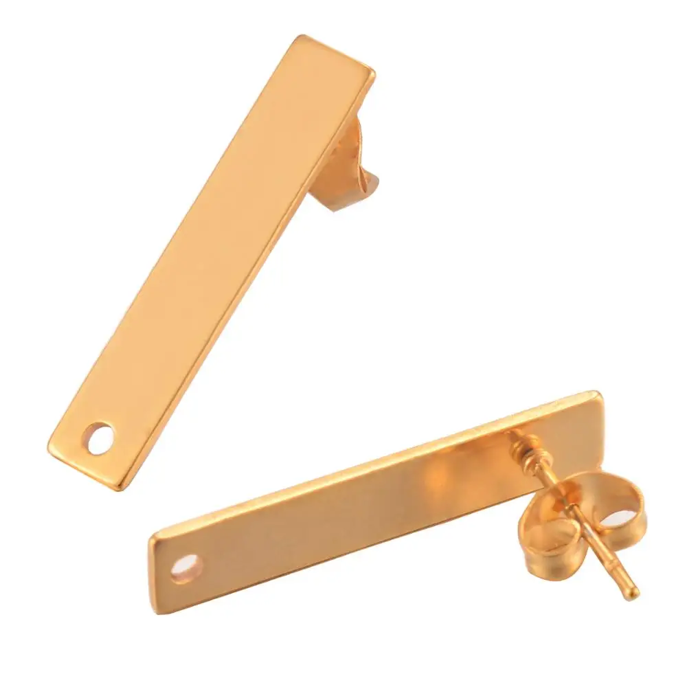 Стальные женские серьги DIY с длинной швензой в золотом тонах, модные серьги с кисточками, ювелирные изделия для сбыта, гипоаллергенные.