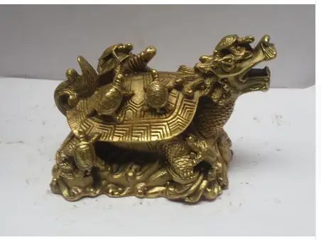 Медные латунные Металлические ремесла китайский латунный резной дракон