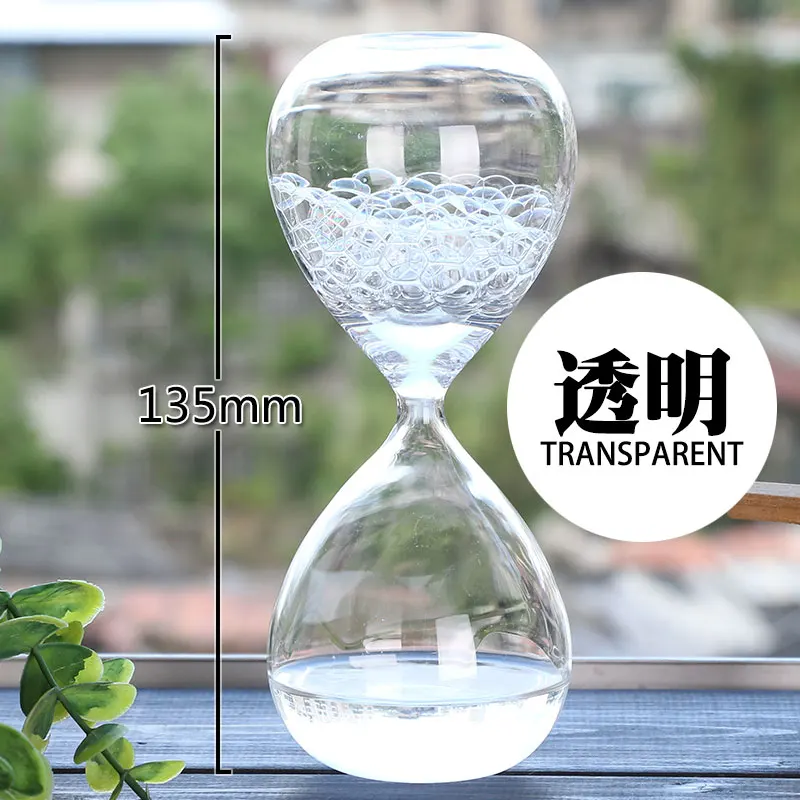 Transparent Модные жидкие капельки песочные часы таймер подсчета времени песочные часы декоративные песочные часы украшения дома SL-QP - Цвет: Transparent