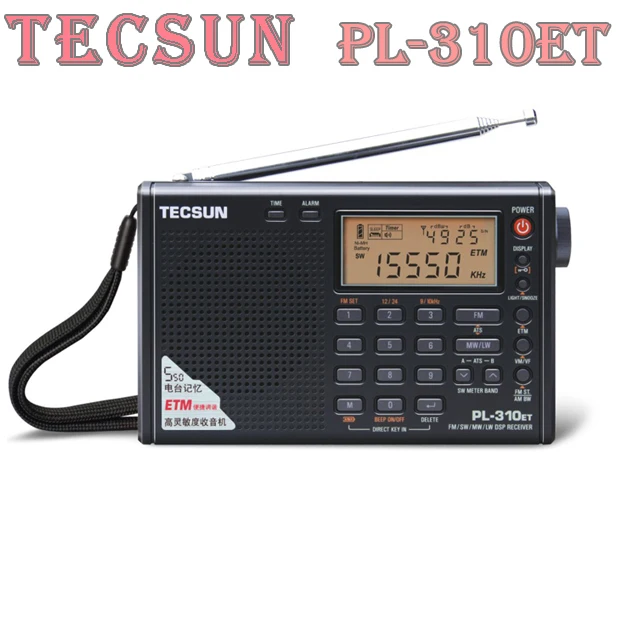 Tecsun PL330ET Всеволновый цифровой стерео радиоприемник дв/св/кв/укв |