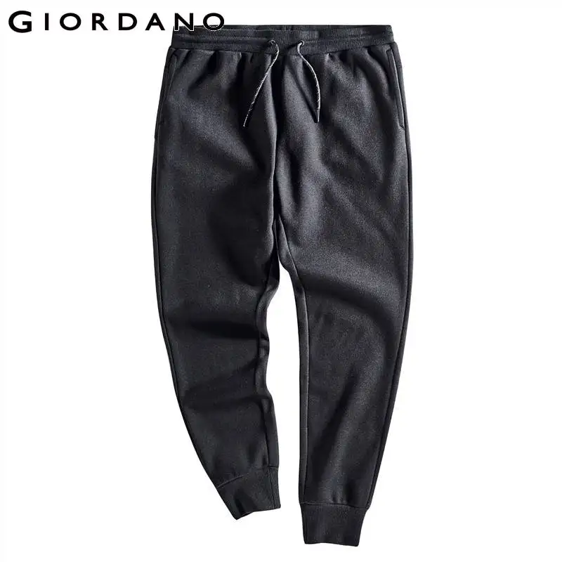 Giordano женские спортивные утеплённые брюки на эластичной талии с резинкой.|women joggers