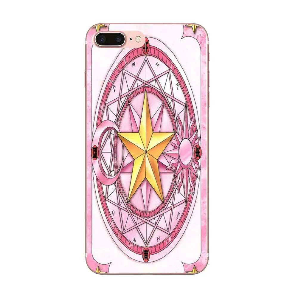 Luxury High-End Sakura Card Captor Clow Cards For Samsung Galaxy Note 5 8 9 S3 S4 S5 S6 S7 S8 S9 S10 mini Edge Plus Lite | Мобильные
