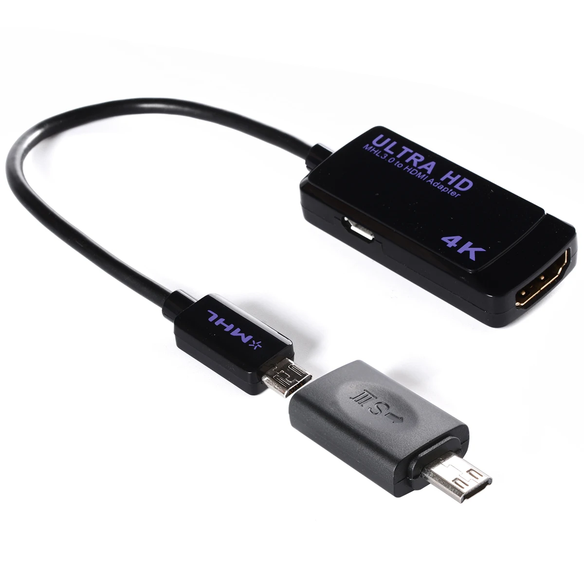 Мхл 3.0 Micro USB разъем для микро-hdmi женский HDTV AV кабель адаптер черный 1080 P конвертер