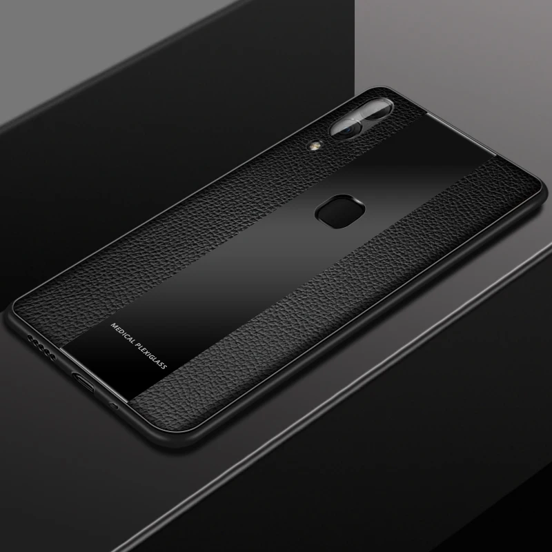 Роскошный чехол из мягкого ТПУ границы Стекло телефона КРЫШКА ДЛЯ VIVO nex s