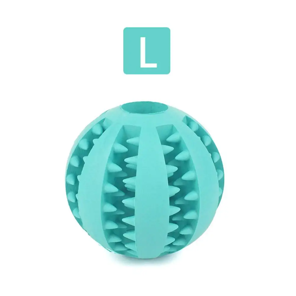 Toys for Dogs Rubber Dog Ball For Puppy Funny Pet Puppies Large Tooth Cleaning Snack Toy Products | Дом и сад
