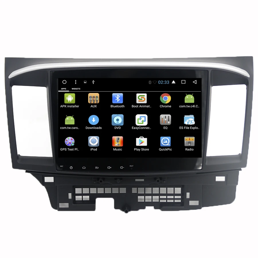 Автомобильный dvd-плеер для Mitsubishi Lancer 2014-2016 10 2 "Android 7 1 четырехъядерный