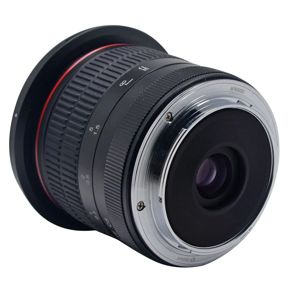 Meike 8 мм f/3 5 Ультра HD фиксированный незуммируемый объектив рыбий глаз для Canon EF Mount