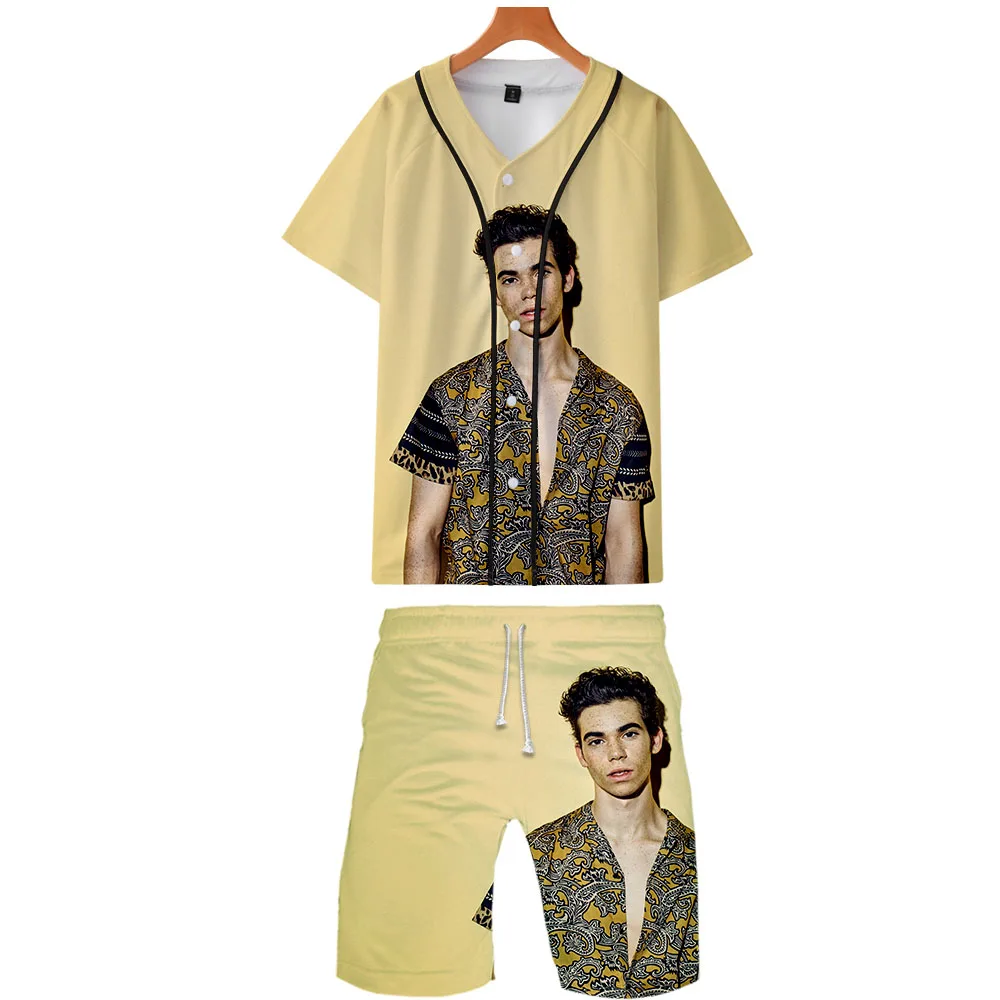 Cameron Boyce 2019 новая футболка с 3D принтом и шорты Harajuku t-thirt уличная + короткий рукав