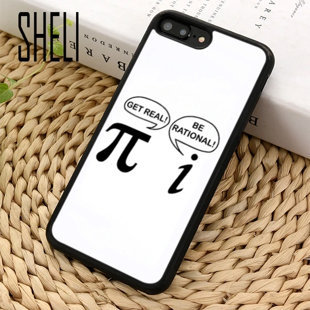 Чехол для телефона SHELI Get Real Be Rational Science Nerd Geek Physics iPhone 11 Pro X XR XS MAX 5 6 7 8 Plus samsung s7 s8 s9 s10 |