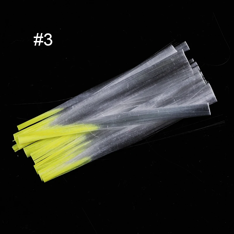 3 Professional Nail Fiberglass for Nail Art Quick Extension Pink Yellow Green Mixed Colors Design Acrylic Nail Beauty DIY Tips - Цвет: 3