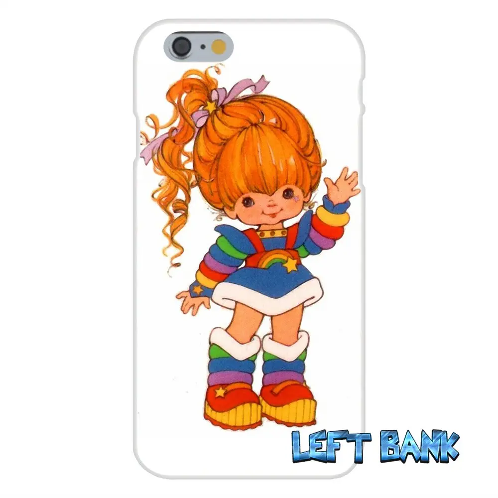 Мягкий силиконовый прозрачный чехол для iPhone 4 4S 5 5S 5C SE 6 6S 7 Plus rainbow brite | Мобильные