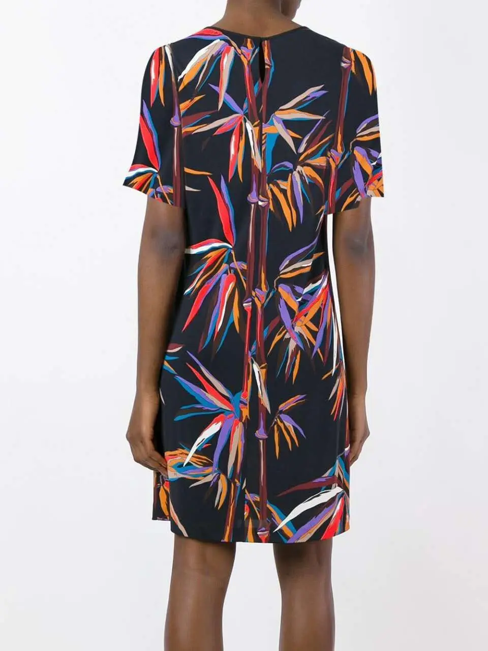 Новинка женское платье в китайском стиле с короткими рукавами из бамбука модное