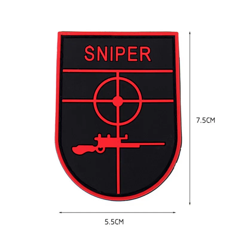 

UNIFORM SNIPER Scope Crosshair SWAT Black Ops Tactical Morale 3D PVC PATCHES Badge AIRSOFT COMBAT PAINTBALL MORALE SNIPER PATCH