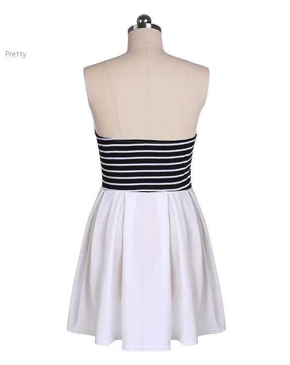 Высокое качество 2015 мода сексуальный летом женщины плиссированные платье