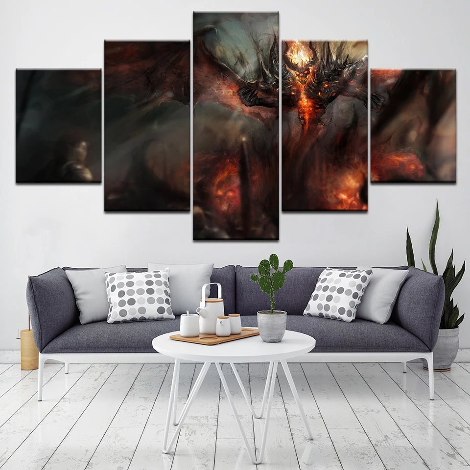 

The Insect shot 5 Piece Wallpapers Art Canvas Print modern Poster Modular art painting for Living Room Home Decor
