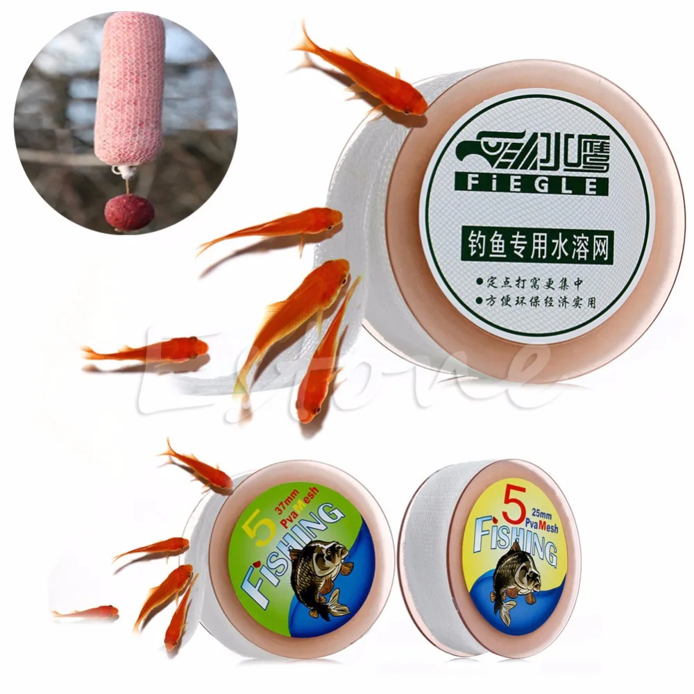 Fishing Accessories 1PC New 5M PVA Mesh 25/37/44mm Refill Carp Stocking Boilie Rig Bait Bags | Спорт и развлечения