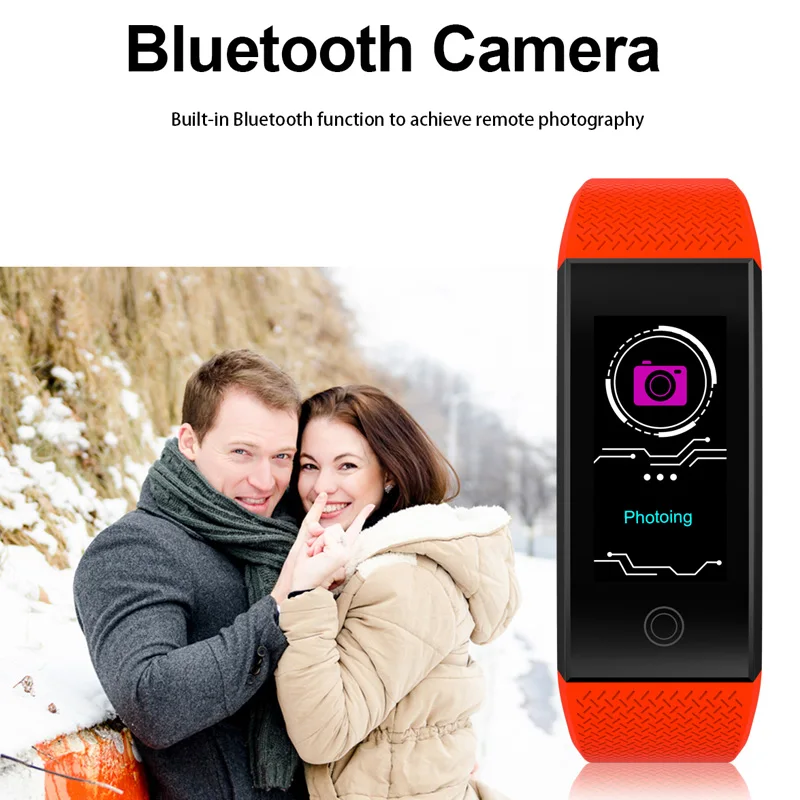 Смарт-часы для фитнеса яркие цвета мужчин и женщин браслет Bluetooth плавания шагомер