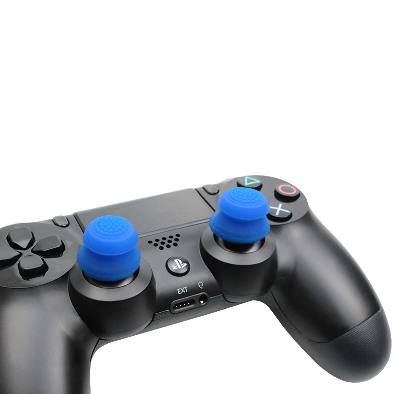 2 шт силиконовый джойстик Grip Кепки для PS 4 аналоговый Защитная крышка чехол PS4 Pro Slim