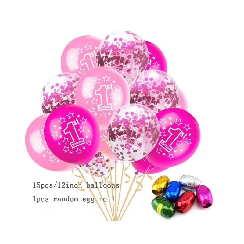 

Twins Pink Baby Shower Girl 1st Birthday Balloon Birthday Party Decorations Kids Birthday Party Theme Kids I AM ONE