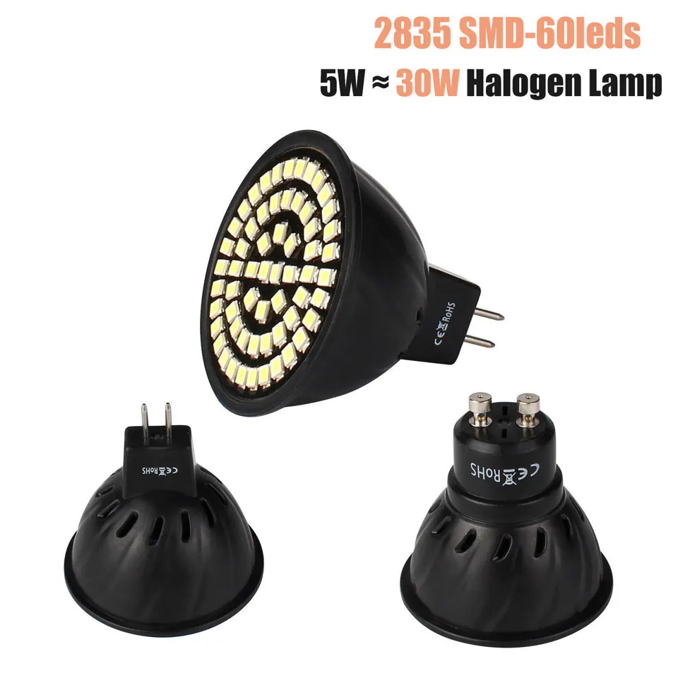 Светодиодный прожектор MR16 5 Вт 7 GU10 110 В 220 60 80 дюймов|led spotlight|led gu10 spotlightled spotlight 5w |