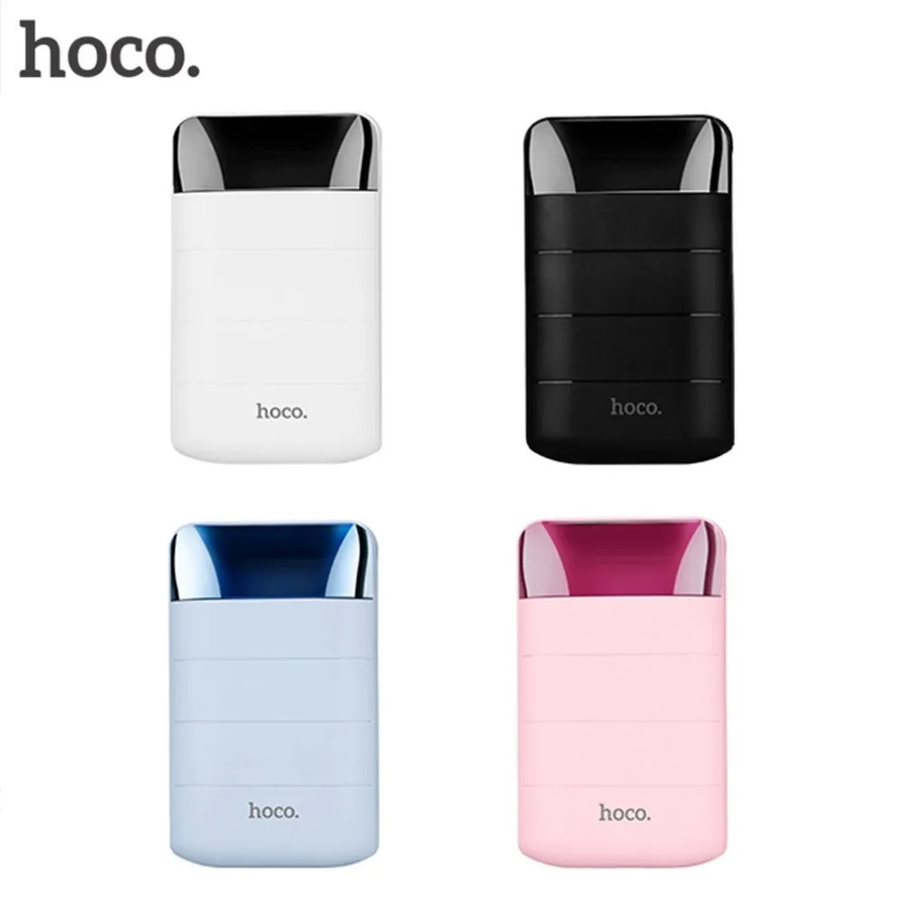 HOCO B29 10000 mAh Universal Power Bank Portable 2 USB LCD battery For iPhone X Phone Tablet PC Mobile Battery Charger | Мобильные
