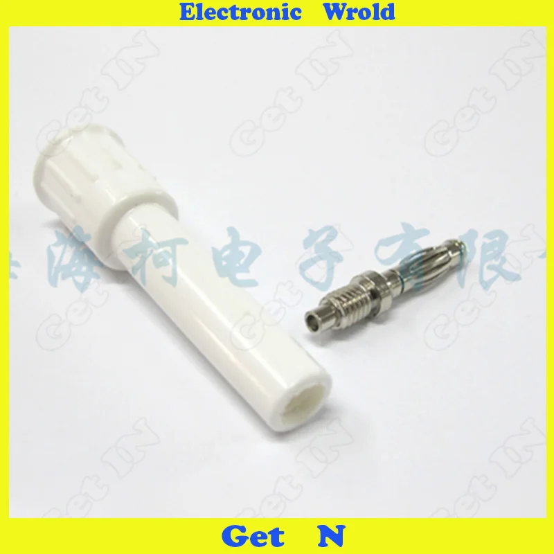 50pcs 4mm Banana Plug Connector Jack One Pure High Pressure Resistance Docking 10KV-10A Round White | Обустройство дома