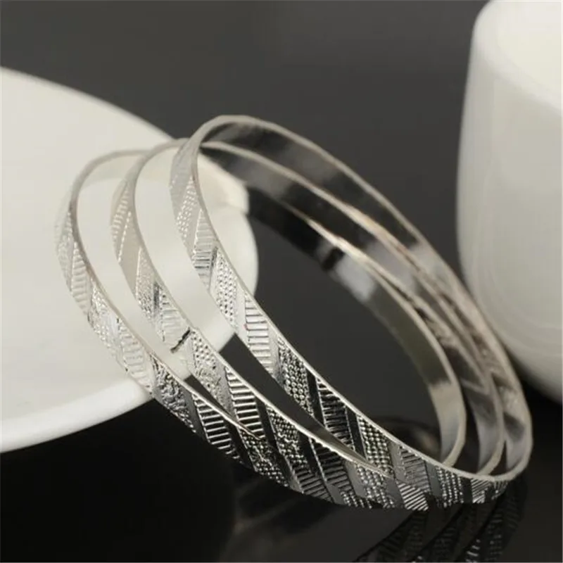 3 шт./компл. детская браслет новая мода Винтаж цвета: золотистый Серебристый