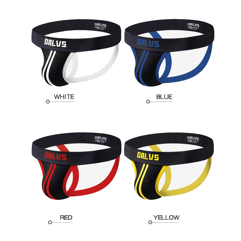 2019 красочные летние сексуальные стринги Мужские jockstrap хлопок нижнее белье