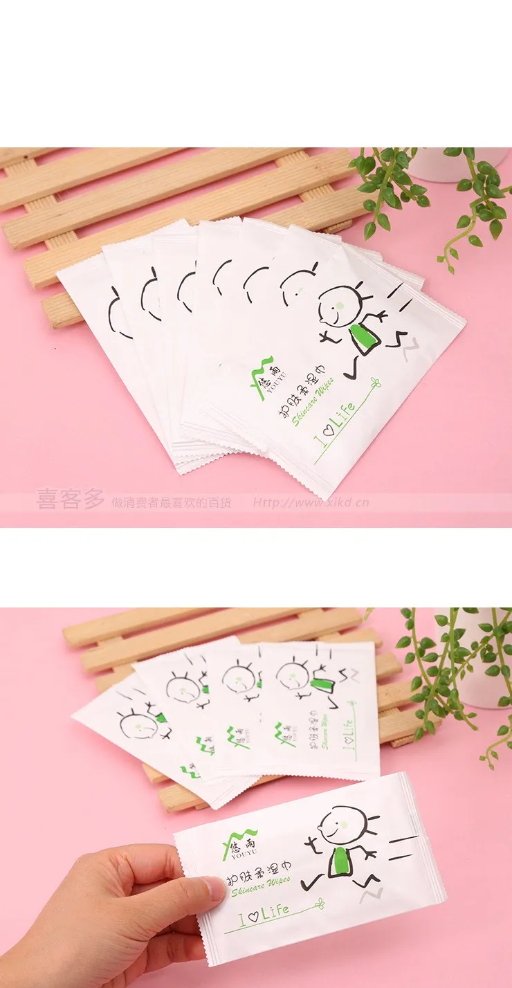 20 упак./лот влажных салфеток влажное полотенце стерилизатор дорожная сумка для