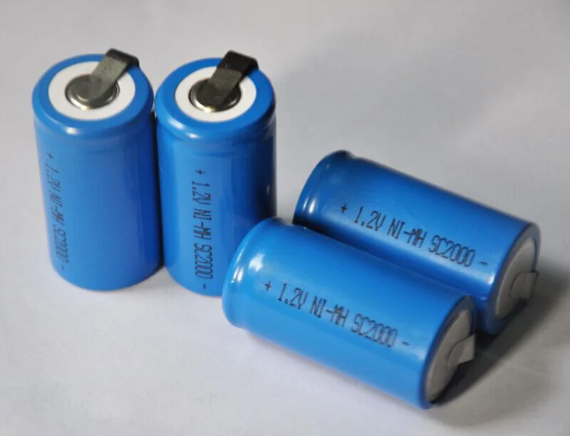 Скидка 20% 2 шт. перезаряжаемая батарея UNITEK Sub C sc 1 V 2000mah Ni MH nimh с вкладкой для