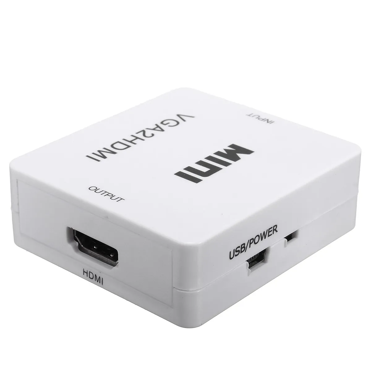 Новый мини VGA к HDMI аудио видео конвертер 1080 P разъем адаптера для HDTV портативных ПК