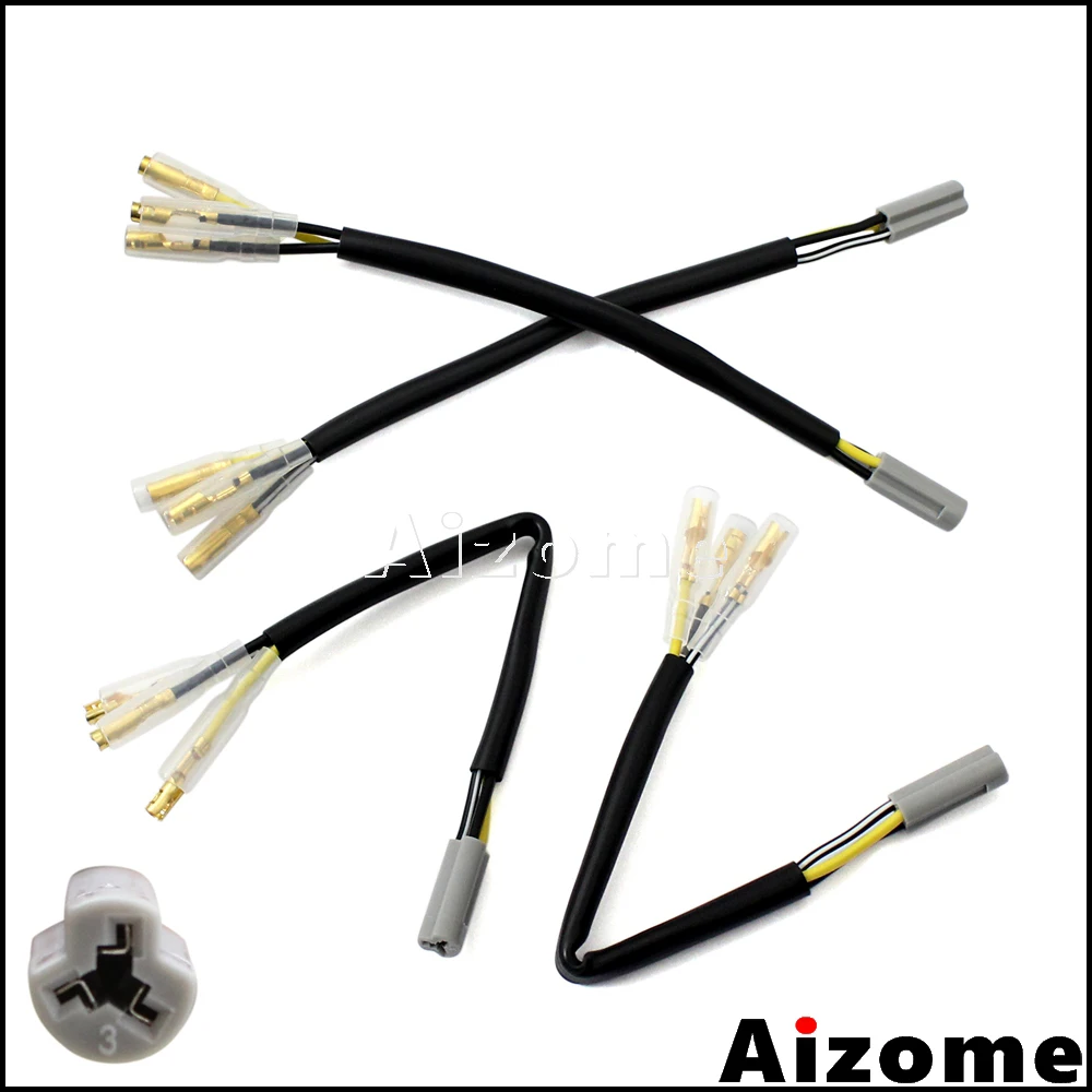 Передний указатель поворота мотоцикла светильник-адаптеры для Suzuki GSXR600 GSX R750 GSX1300R