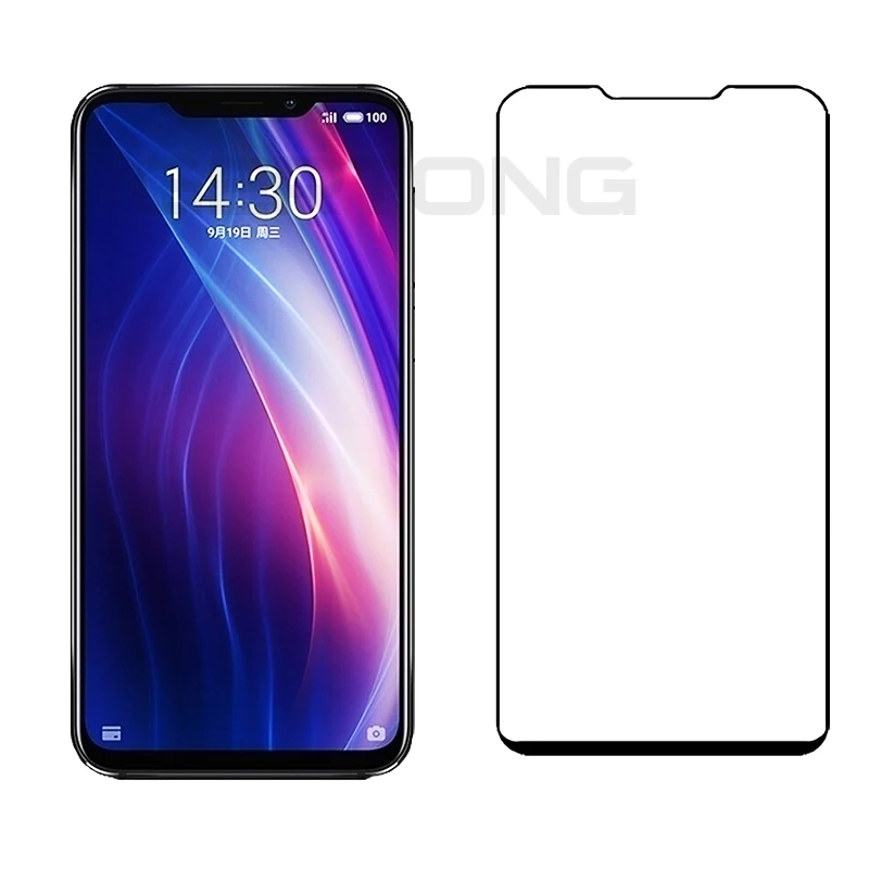 Полное покрытие экрана протектор стекло для Meizu X8 V8 Note 10 M6T 16th 16 Plus против царапин